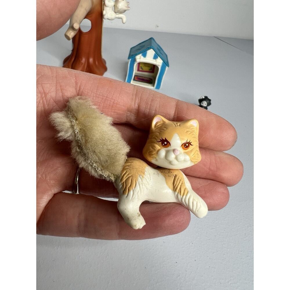 1995 Kenner Littlest Pet Shop Clubhouse Kitties with Tree House Vintage - Picture 14 of 16